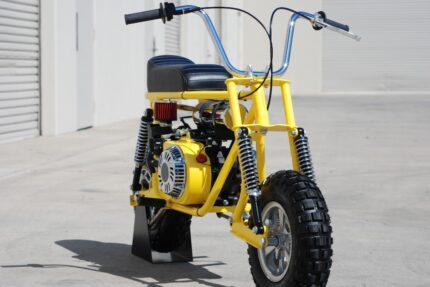 Yellow Stock Mini Bike