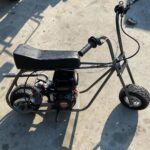 Black J-Bar Stock Mini Bike